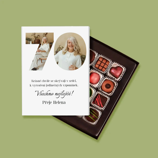 Slovo Z Fotek: 70. Narozeniny - Pralinky