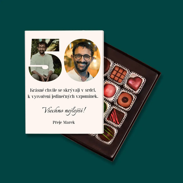 Slovo Z Fotek: 50. Narozeniny - Pralinky