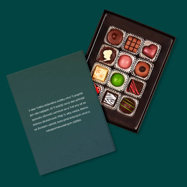 Fotokoláž: Puzzle Srdce Pro Mámu - Pralinky