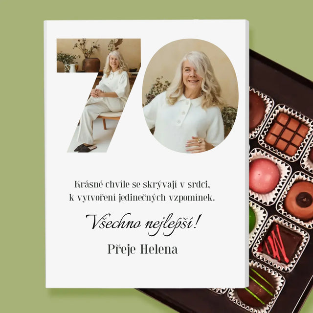 Slovo Z Fotek: 70. Narozeniny - Pralinky