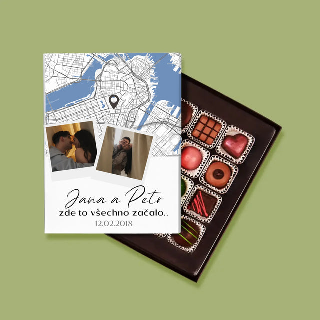 Mapa Města: Kde To Začalo - Mapa Města - Pralinky