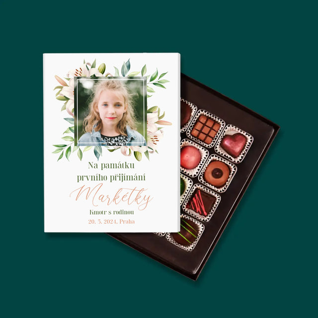 Fotka A Textem: Na Památku Prvního Přijímání - Pralinky