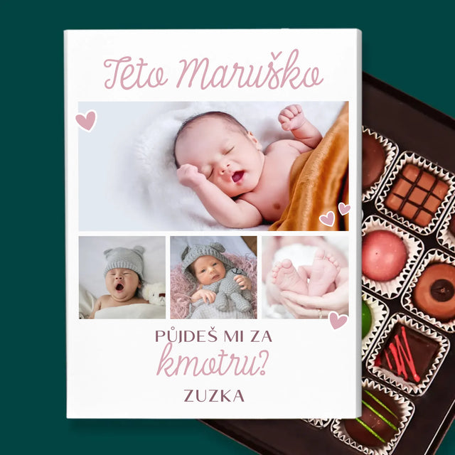 Fotokoláž: Půjdeš Mi Za Kmotru - Pralinky