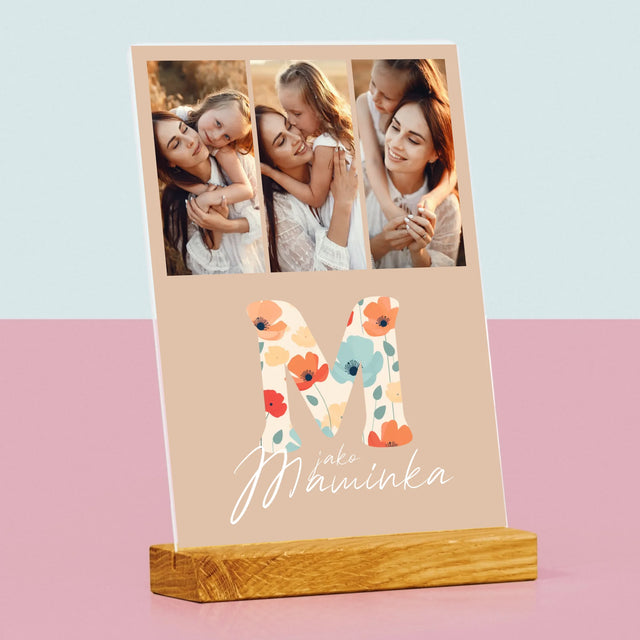 Fotokoláž: M Jako Maminka - Tisk Na Akrylovém Skle