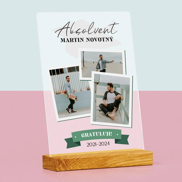 Obálka Časopisu: Absolvent - Tisk Na Akrylovém Skle