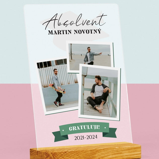 Obálka Časopisu: Absolvent - Tisk Na Akrylovém Skle