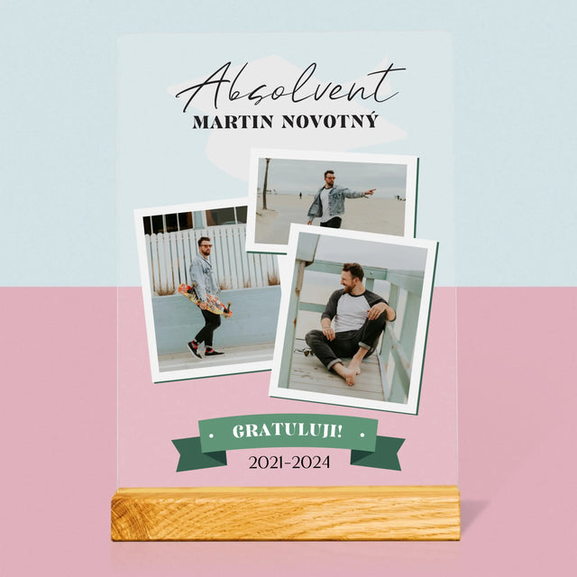 Obálka Časopisu: Absolvent - Tisk Na Akrylovém Skle