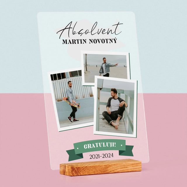 Obálka Časopisu: Absolvent - Tisk Na Akrylovém Skle