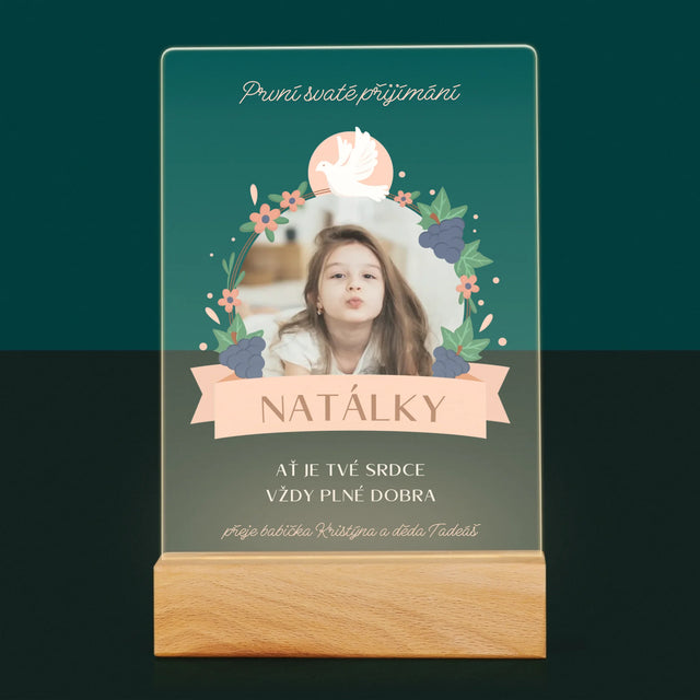 Fotka A Textem: Dobro V Srdci Přijímání - Tisk Na Akrylovém Skle