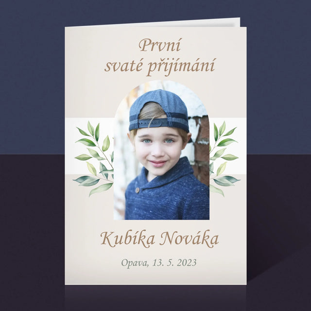 Fotka A Textem: První Svaté Přijímání Přání - Přání