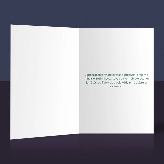 Fotka A Textem: První Svaté Přijímání Přání - Přání