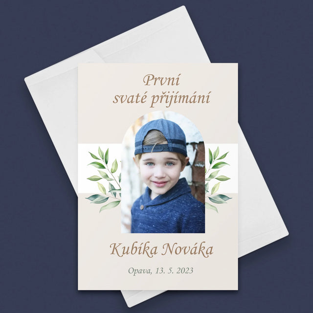 Fotka A Textem: První Svaté Přijímání Přání - Přání