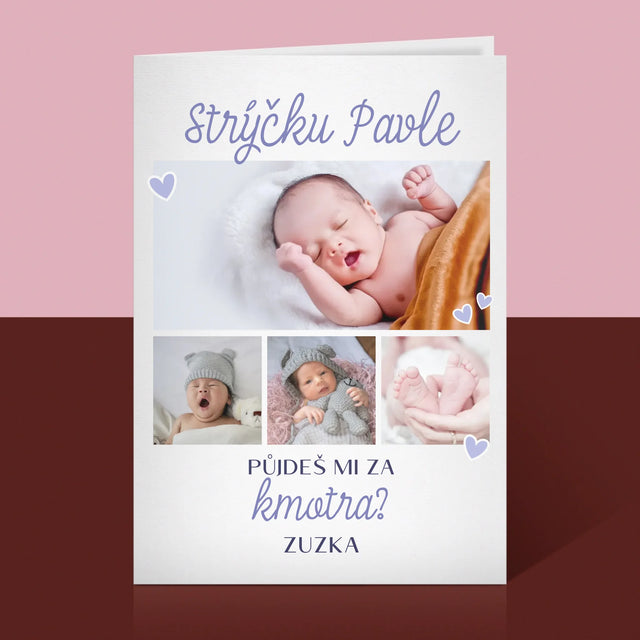 Fotokoláž: Půjdeš Mi Za Kmotra - Přání