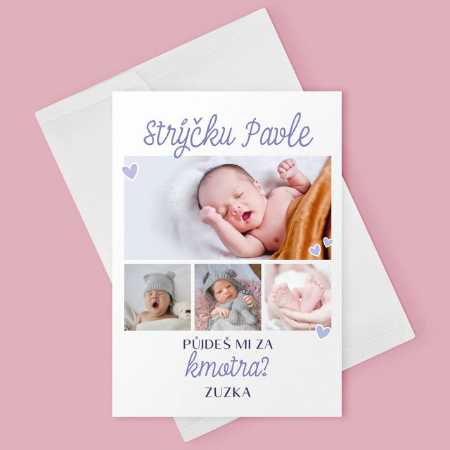 Fotokoláž: Půjdeš Mi Za Kmotra - Přání