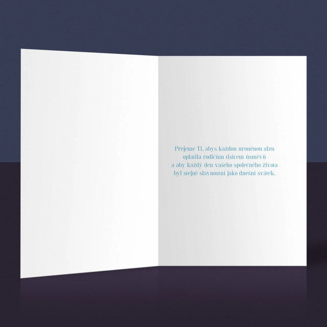 Fotka A Textem: Památka Na Křest Holoubek - Přání