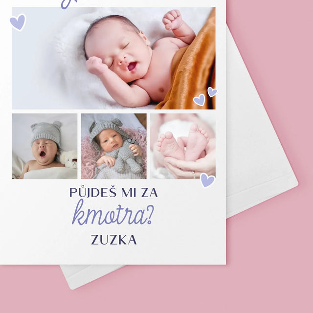 Fotokoláž: Půjdeš Mi Za Kmotra - Přání