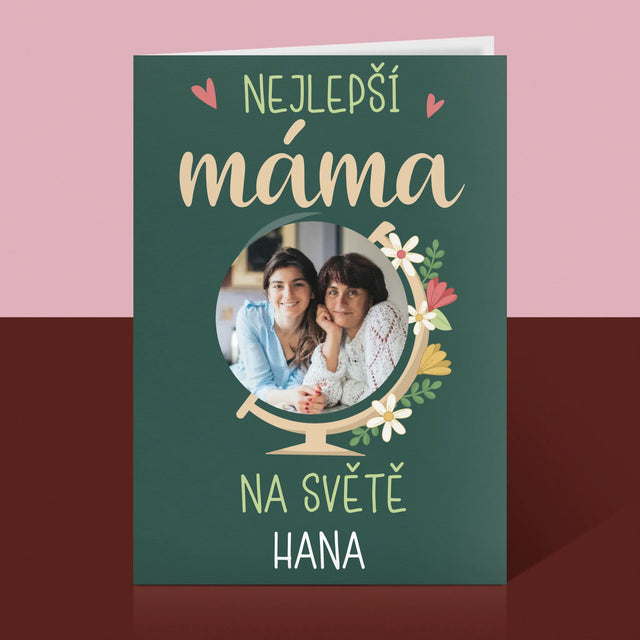 Fotka A Textem: Nejlepší Máma Svět - Přání