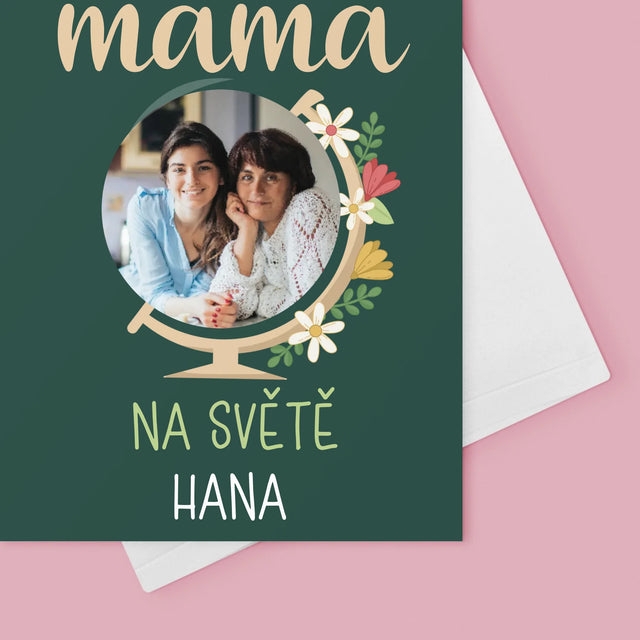 Fotka A Textem: Nejlepší Máma Svět - Přání