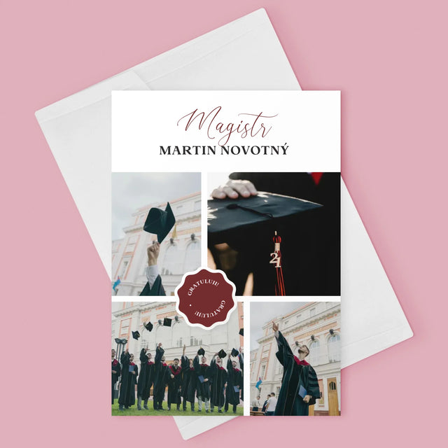 Fotokoláž: Magistr - Přání