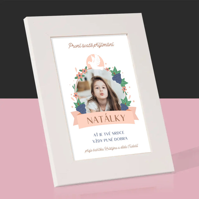 Fotka A Textem: Dobro V Srdci Přijímání - Fotorámeček