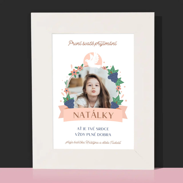 Fotka A Textem: Dobro V Srdci Přijímání - Fotorámeček