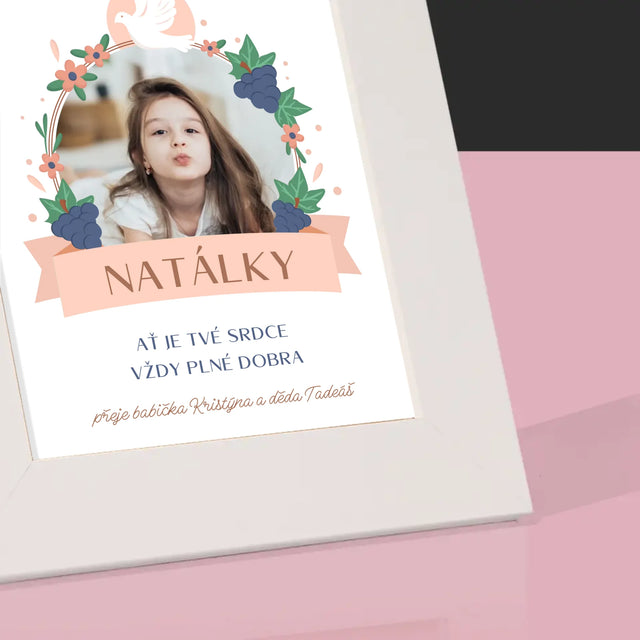 Fotka A Textem: Dobro V Srdci Přijímání - Fotorámeček