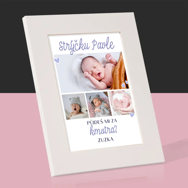 Fotokoláž: Půjdeš Mi Za Kmotra - Fotorámeček