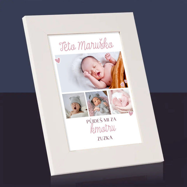 Fotokoláž: Půjdeš Mi Za Kmotru - Fotorámeček
