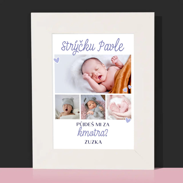 Fotokoláž: Půjdeš Mi Za Kmotra - Fotorámeček