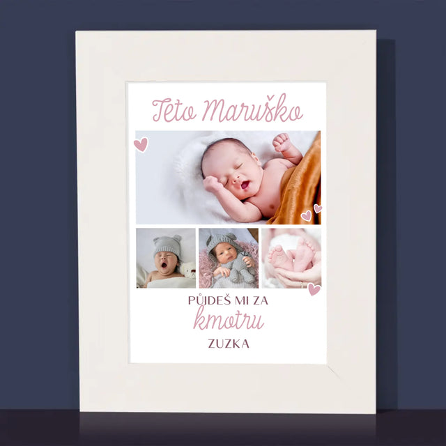 Fotokoláž: Půjdeš Mi Za Kmotru - Fotorámeček