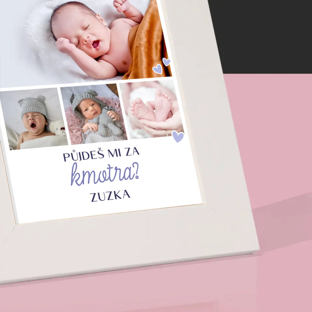 Fotokoláž: Půjdeš Mi Za Kmotra - Fotorámeček