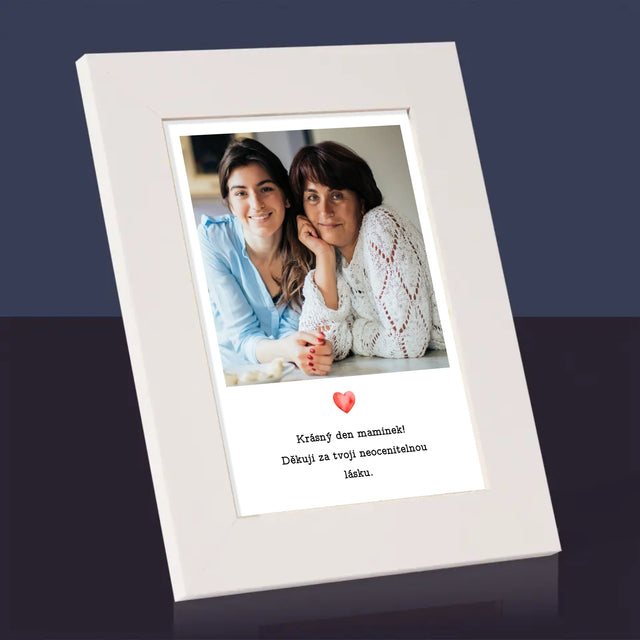 Fotka A Textem: Blahopřání Pro Mámu - Fotorámeček