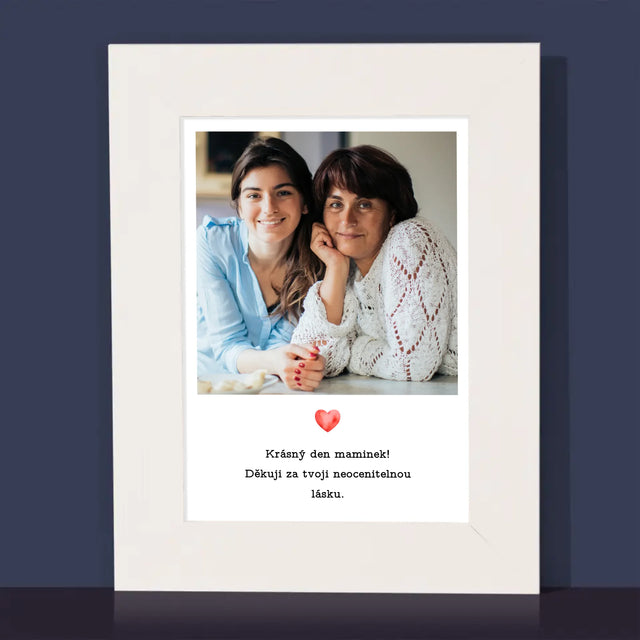 Fotka A Textem: Blahopřání Pro Mámu - Fotorámeček