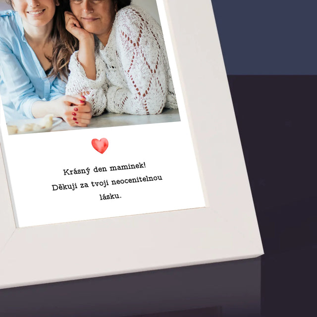 Fotka A Textem: Blahopřání Pro Mámu - Fotorámeček