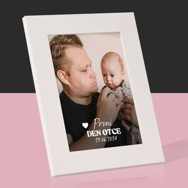 Fotka A Textem: První Den Otce - Fotorámeček