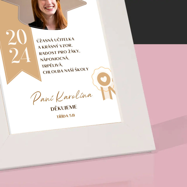 Fotka A Textem: Diplom Pro Učitele - Fotorámeček