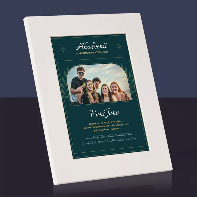 Monogram: Učitel Děkujeme - Fotorámeček