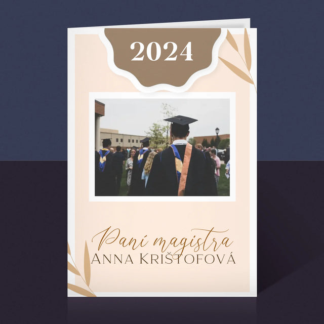Fotokoláž: Paní Magistra - Přání