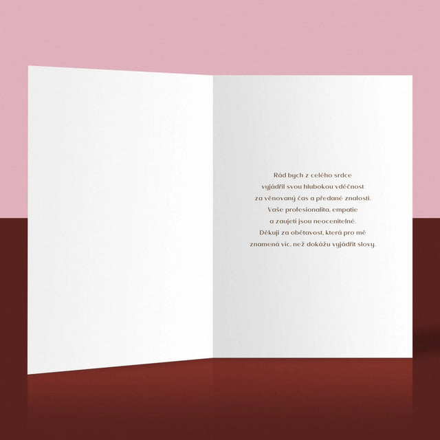 Fotka A Textem: Certifikát Vzorné Učitelky - Přání