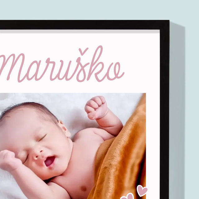 Fotokoláž: Půjdeš Mi Za Kmotru - Tisk V Rámečku