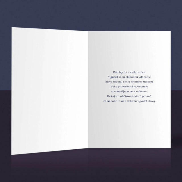 Fotka A Textem: Certifikát Vzorného Učitele - Přání