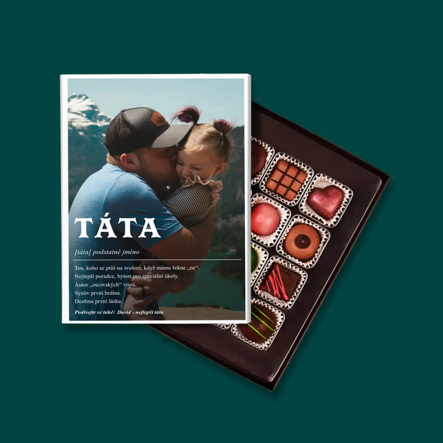 Fotka A Textem: Táta Definice - Pralinky