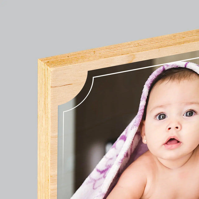 Fotka A Textem: Svatý Křest - Tisk Na Dřevo