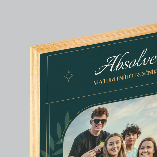 Monogram: Učitel Děkujeme - Tisk Na Dřevo