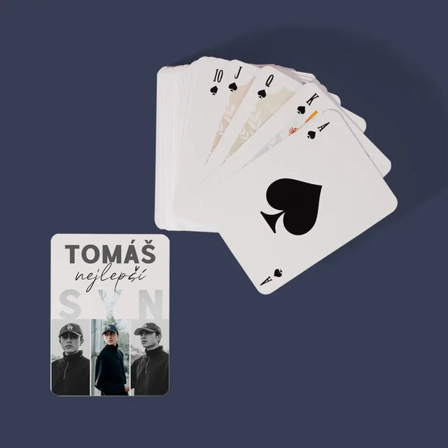 Fotokoláž: Nejlepší Syn - Hrací Karty