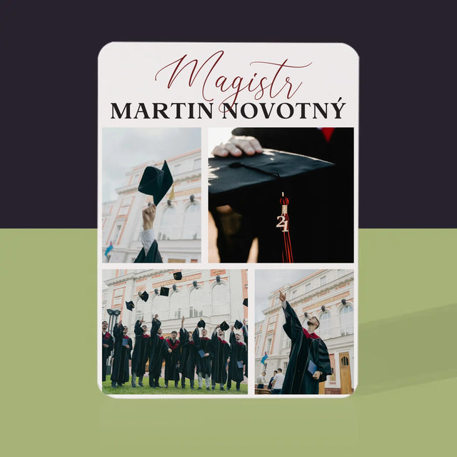 Fotokoláž: Magistr - Hrací Karty