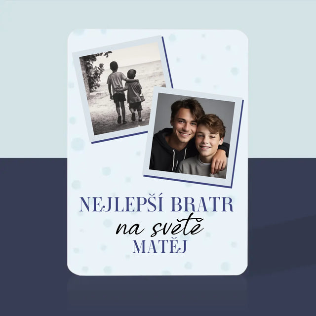 Fotokoláž: Nejlepší Bratr Na Světě - Hrací Karty