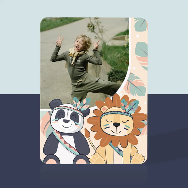 Fotokoláž: Zviřata - Hrací Karty