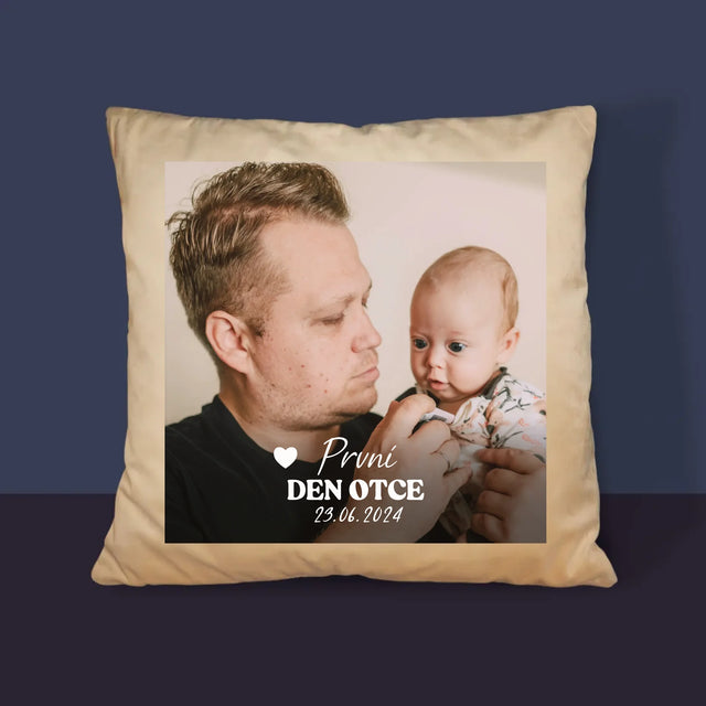 Fotka A Textem: První Den Otce - Polštář
