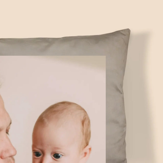 Fotka A Textem: První Den Otce - Polštář